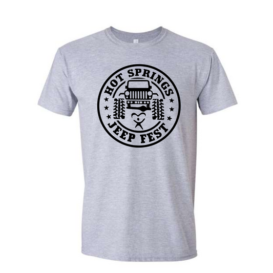 Original Hot Springs Jeep Fest Short Sleeve T-Shirt